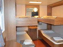4 berth inside cabin