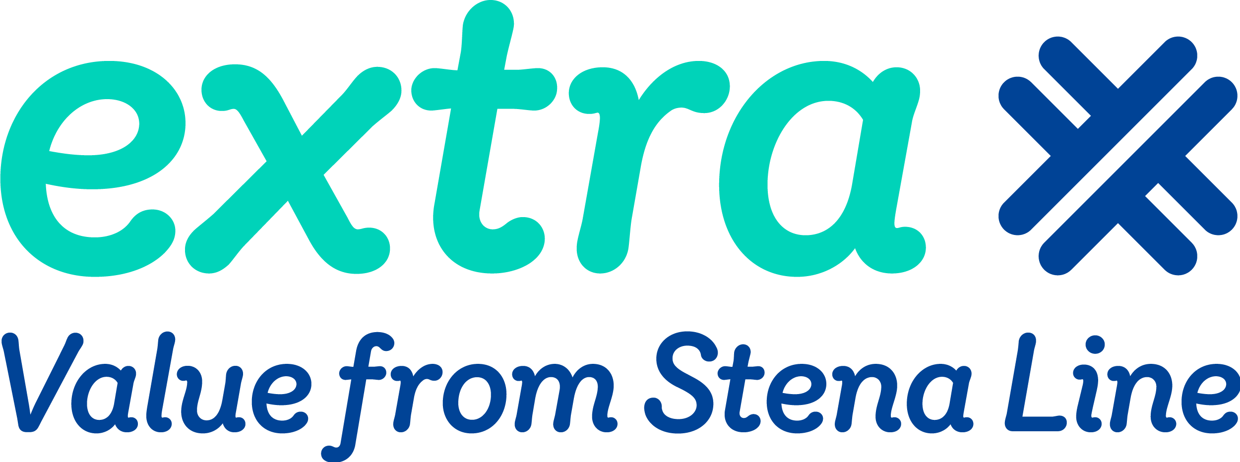 Logo členského klubu společnosti Stena Line s názvem „Extra“.